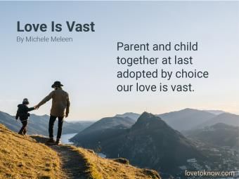 Adopční básně: Láska je obrovská