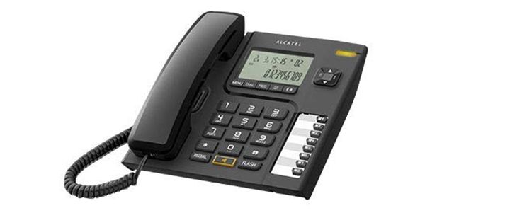 Alcatel fastnettelefon med ledning
