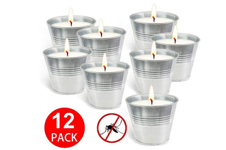 Addbeaut 12 პაკეტი ციტრონელას სურნელოვანი სანთლები