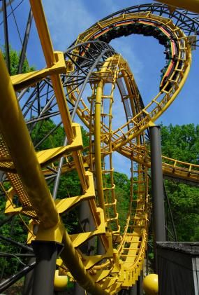 Loch Ness Monster roller coaster Busch Gardens Williamsburg-en