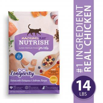 Rachael Ray Nutrish Longevity Natural Senior Dry Cat Food