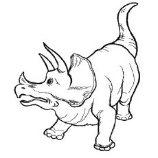 Triceratops Dinosaur amaphepha ombala