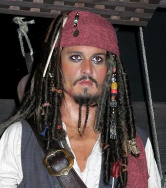Johnny Depp Capitão Jack Sparrow