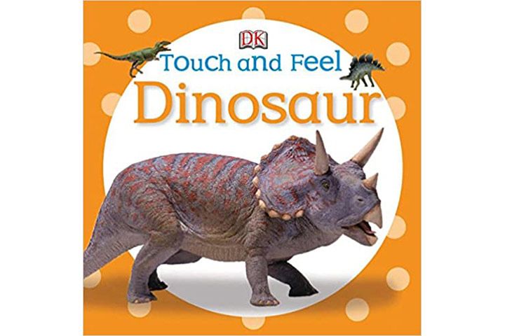 Sentuh dan rasakan dinosaurus oleh DK, buku dinosaurus 2-5 tahun untuk anak-anak