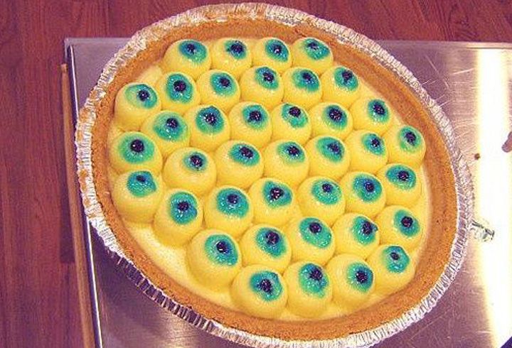 Eye pie Halloweenmat för barn