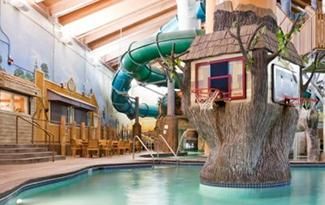 Wild Woods Water Park Holiday Inn Mpls-en. NW Elk ibaia