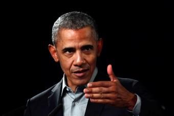 O presidente dos EUA, Barack Obama, discursa em uma câmara municipal